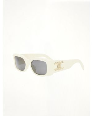 Celine Cl40282U 5325A Acetate Sunglasses - White