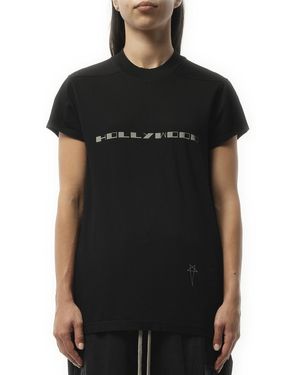 Rick Owens Hollywood Small Level T, 100% Cotton - Black