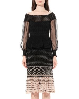 McQueen 'Criss Cross Dress, , Size: Small - Black