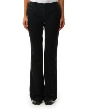 Entire studios Slim-Flared Jeans, 100% Cotton - Black