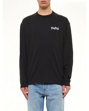 KENZO Gots Jumping Tiger Long Sleeves T-Shirt - Black