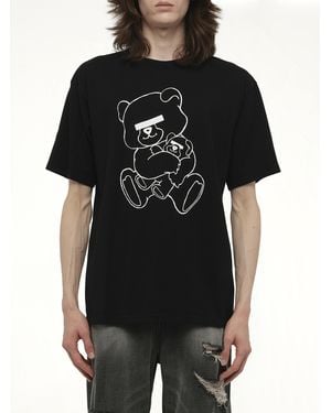 Undercover Teddy Bear Printed T-Shirt - Black