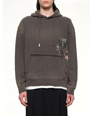 WOOYOUNGMI Print Hoodie - Grey