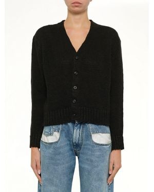 Maison Margiela Hemp Cardigan - Black