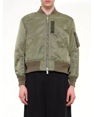 Sacai Classic Nylon Twill Blouson - Gray