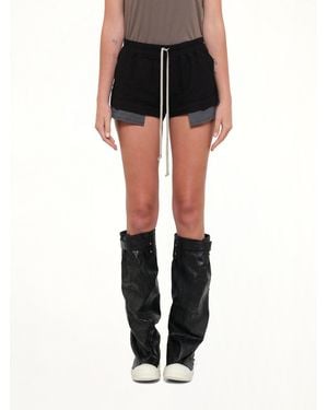 Rick Owens Flannel Fog Boxers - Black