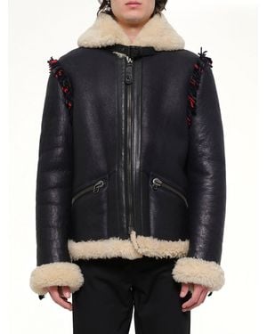 Lanvin Vintage Shearling Jacket - Black