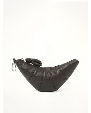 Lemaire Crossbody Croissant Coin Purse - Grey
