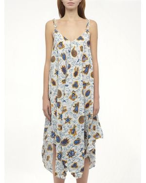 Loewe X Paula Prt Strappy Dress - White
