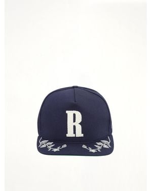 Rhude Grapevine R-Crown Fitted Hat - Blue