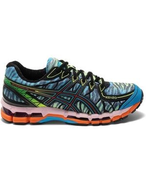 KENZO X Asics Gel Kayano 20 Trainers, 100% Cow Leather - Green