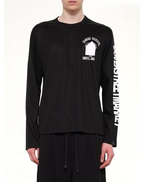 DSM KEI NINOMIYA Dsmu Long Sleeve T-Shirt - Black
