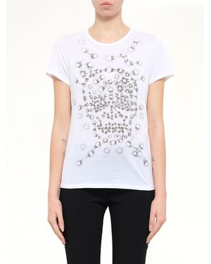 McQueen Eyelets T-Shirt - White