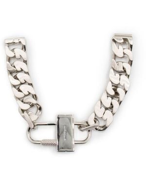 Givenchy G Chain Lock Small Bracelet, 100% Brass - Metallic