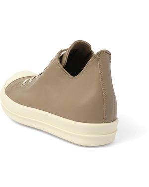スニーカー Rick Owens Lamb Leather Low-Top Sneakers With Calf Leather Rick Owens Leather Low-Top Sneakers | Saks Fifth Avenue
