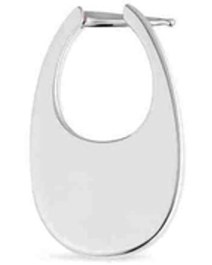 Coperni Medium Swipe Earring - White