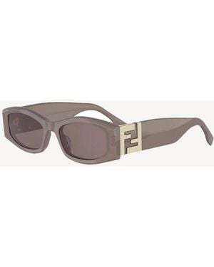 Fendi Forever Fe40204I Acetate Sunglasses - Brown