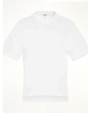 Loewe Anagram Boxy Fit T-Shirt - White