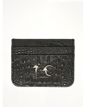 THUG CLUB Tc Crocodile Card Holder - Black