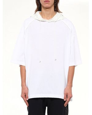 Juun.J Hoody T-Shirt - White