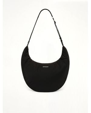 Represent Padded Sling Bag - Black