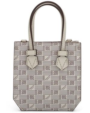 Moreau Bregancon Bb Bag, 100% Leather - Gray