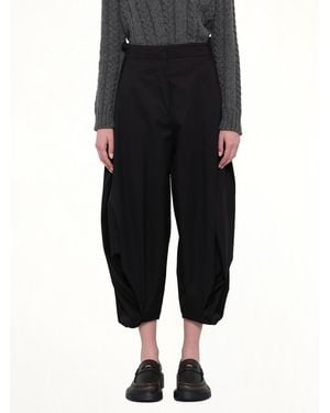 Loewe Draped Trouser Af - Black