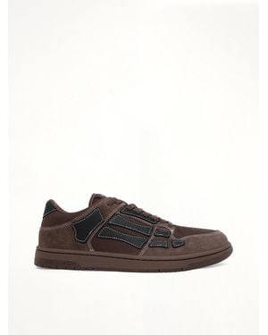 Amiri Skel Top Low Trainer - Brown
