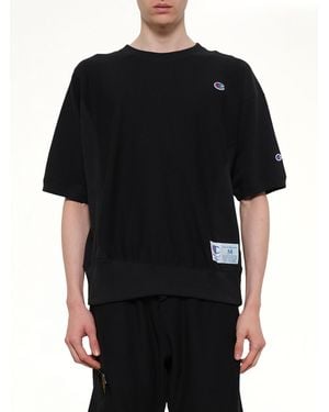 Undercover Champion X Uc Sweat Top - Black
