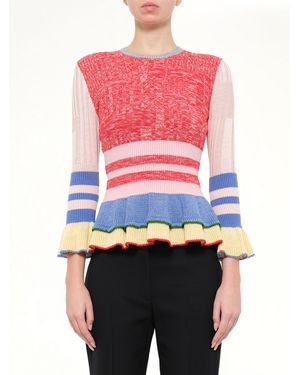 McQueen Crew Neck Jumper - Red