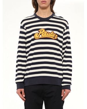 Loewe X Paula Stripe Sweatshirt - Black