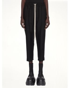 Rick Owens Drawstring Astaires Cropped - Black