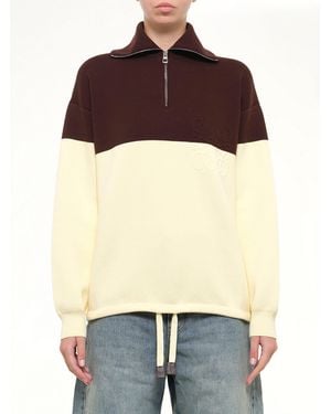 Loewe Quarterzip Sweater - Blue