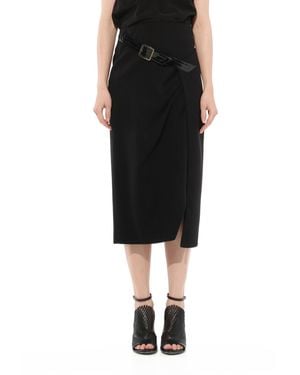 Givenchy Mini Skirt With Buckle - Black