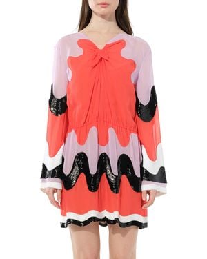 Emilio Pucci Belted Dresscolor - Red