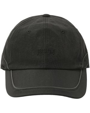 Juun.J Nylon Piping Ball Cap, 100% Nylon - Black