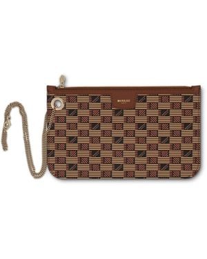 Moreau Saint Marina Pouch, 100% Leather - Brown