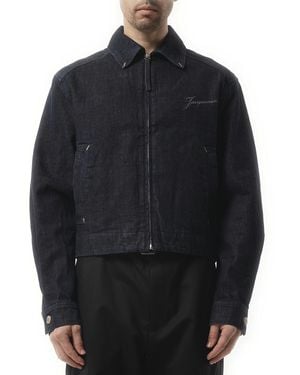 Jacquemus La Veste Denim Canevas, 100% Cotton - Black
