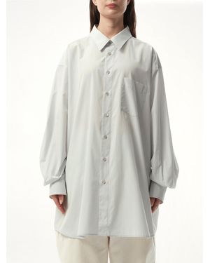 Maison Margiela Long-Sleeved Shirt, Long Sleeves, 100% Cotton - Grey