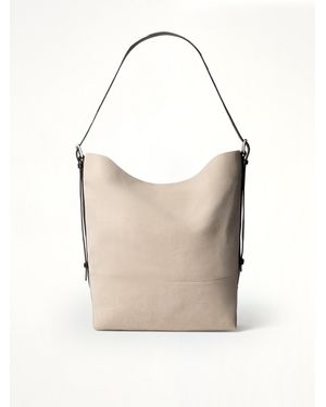 Lemaire Belted Tote Bag - Natural