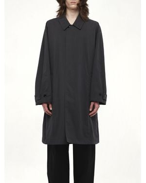 Lemaire Car Coat, 100% Cotton, Size: Small - Black