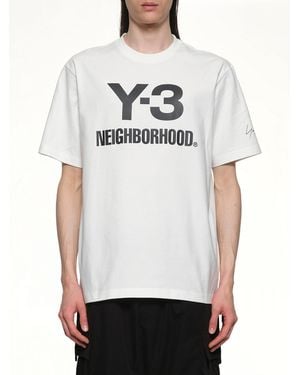Y-3 X Nbhd Logo T-Shirt - White