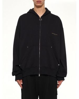 WOOYOUNGMI Forest Print Hoodie - Black
