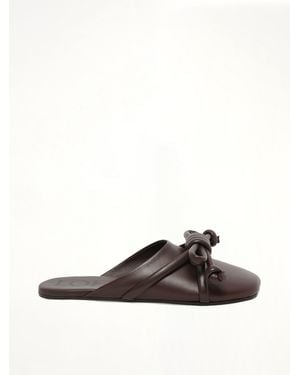 Loewe Flamenco Knot Mule - Brown