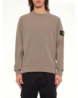 Stone Island 6100017 Organic Cotton Sweatshirt - Grey