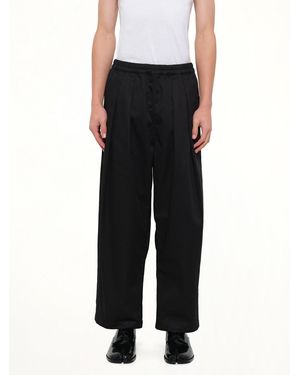 Maison Margiela Cropped Chino Trousers - Black