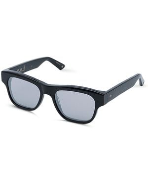 G.O.D Seventeen Sunglass With Flash Lens - Blue