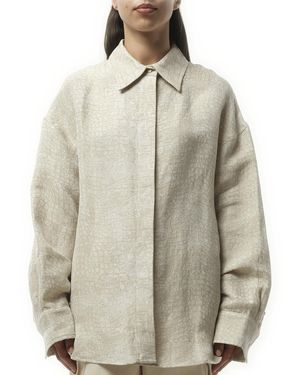 Jacquemus La Chemise Pasadena, Long Sleeves, 100% Cotton - Natural