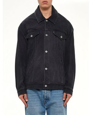 Doublet Head Drop Denim Jacket - Blue
