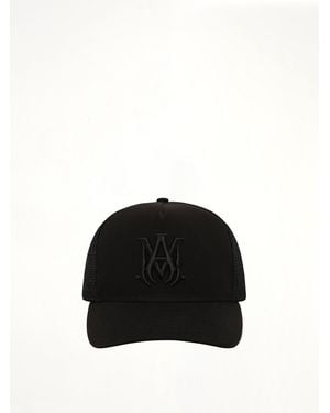Amiri Canvas Ma Trucker Hat - Black